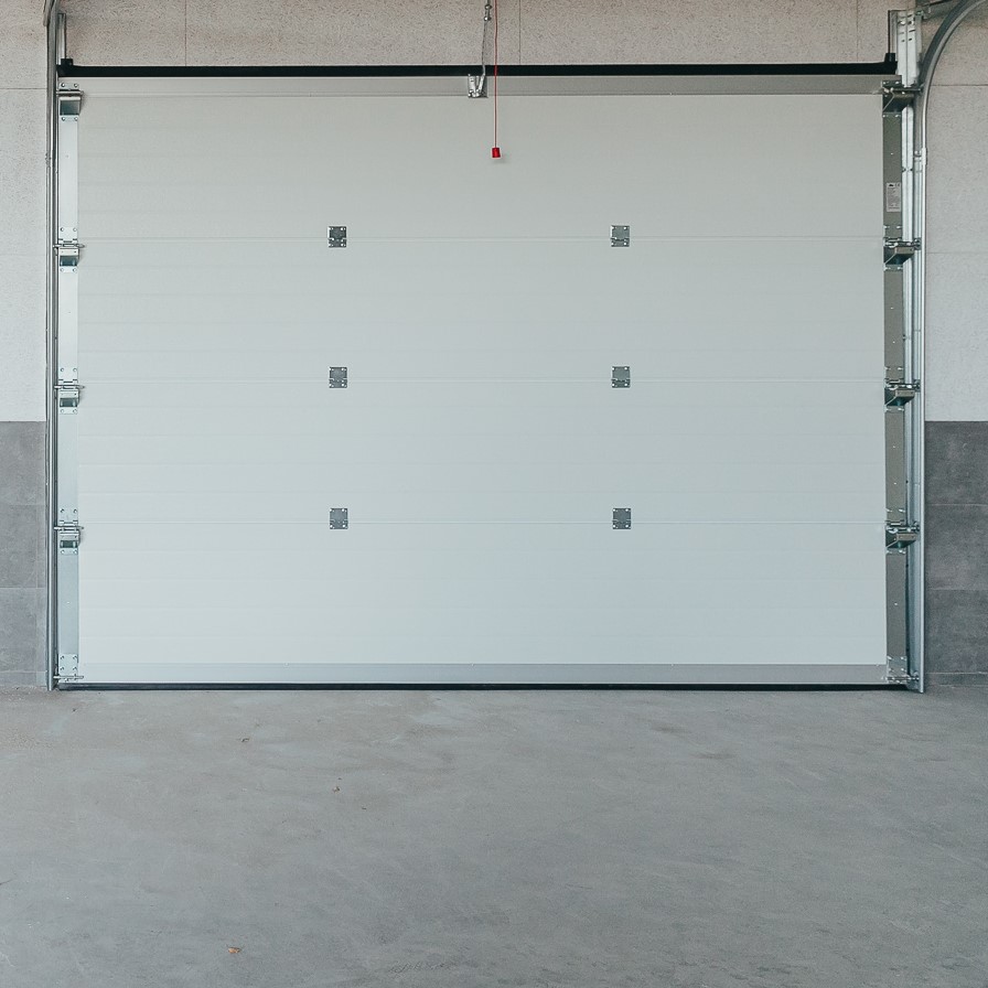 Garage doors from the inside